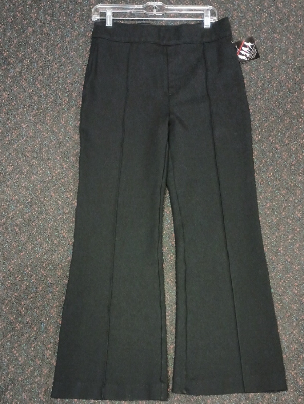 SPANX Black Straight/Wide-Leg Dress Pants